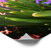 Poster Paarse lentevloeren (Hoek)