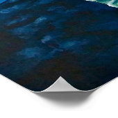 Poster Paarse Lilies (Hoek)