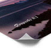 Poster Paarse Lit Sky (Hoek)