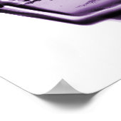 Poster - Paarse Relax X-Ray Skeleton Bath Time (Hoek)