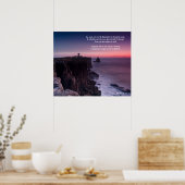 Poster Paarse Rock Psalm 36 (Frans taal) (Keuken)