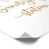 Poster Paarse vlinderontsmettingsstation (Hoek)