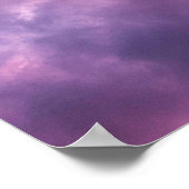poster Paarse wolken (Hoek)