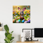 Poster paasbunny (Thuiskantoor)