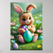 Poster paasbunny (Voorkant)