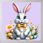 Poster paasbunny (Voorkant)