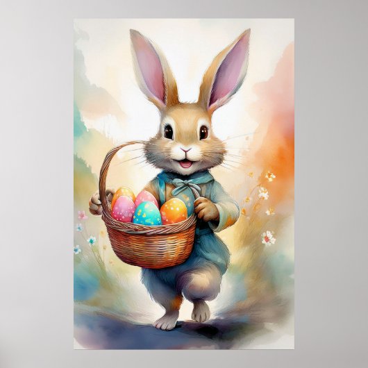 Poster paasbunny (Voorkant)