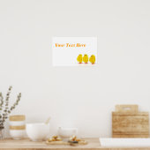 Poster paaskuikens (Keuken)