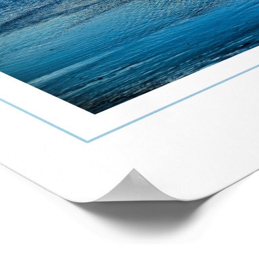 Poster Pacifische bediende pier (Hoek)