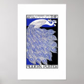 Poster  pacock het moderne Poster (Voorkant)