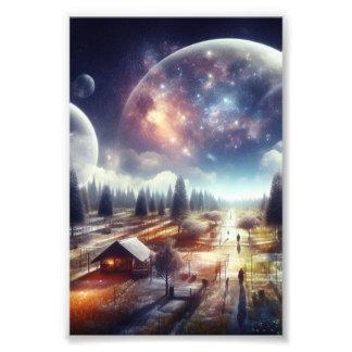 Poster Paisaje Espacial
