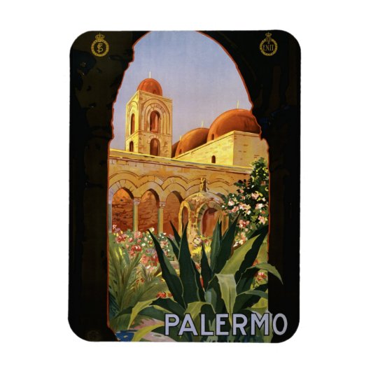 Poster Palermo Italië Magneet (Verticaal)