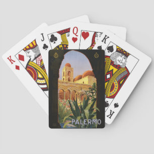  Poster Palermo Italië Pokerkaarten