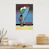 Poster Palestina - Kinderen zijn er (Keuken)