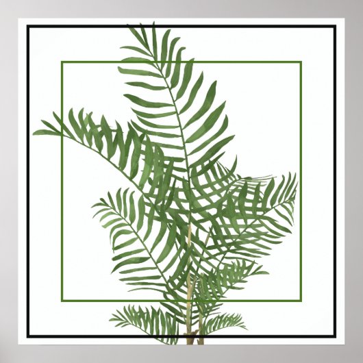 Poster-palm 24 x 24 inch poster (Voorkant)