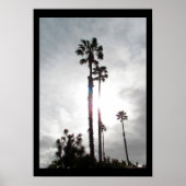 Poster - Palm Tree Silhouette (Voorkant)