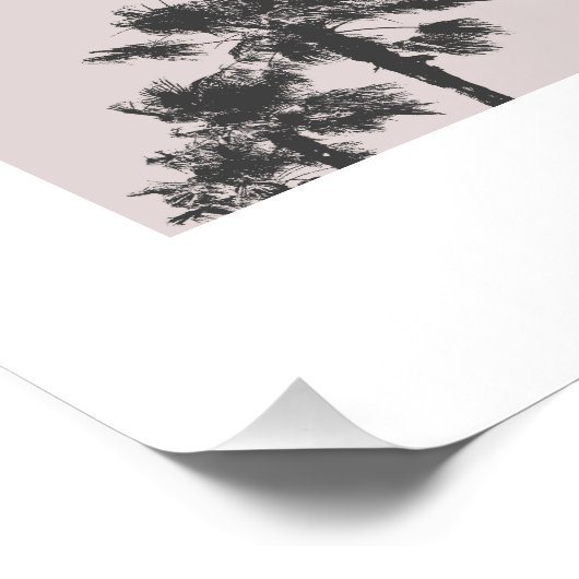 Poster  palmbomen (Hoek)