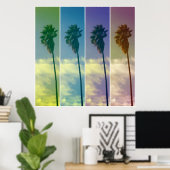 Poster palmbomen (Thuiskantoor)