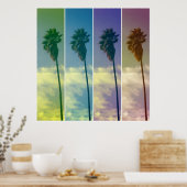 Poster palmbomen (Keuken)