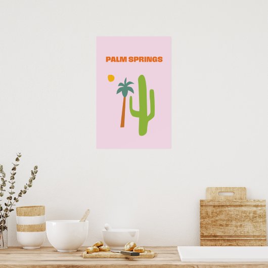 Poster palmveren (Keuken)