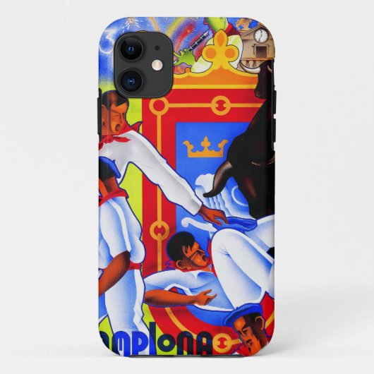  poster Pamplona Case-Mate iPhone Case (Achterkant)