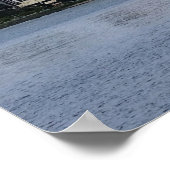 Poster Panama Skyline met aanpasbare tekst (Hoek)