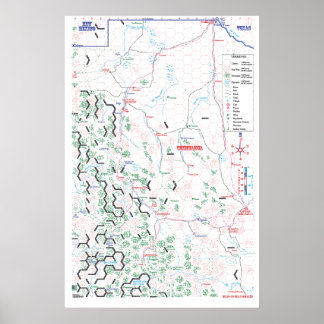Poster Pancho Villa Map