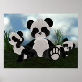 Poster Panda Bearz Sunny Day (Voorkant)