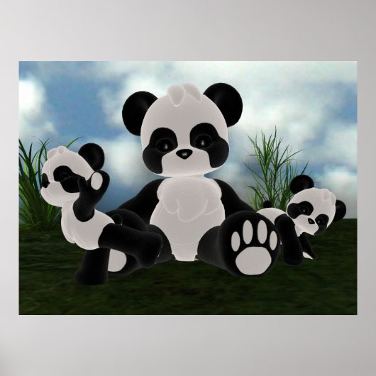 Poster Panda Bearz Sunny Day (Voorkant)