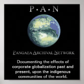 Poster Pangaea Archival Network (Voorkant)