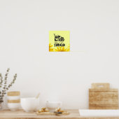 Poster Papier met Bijbelvers (Halfglans) (Keuken)