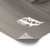 Poster Papier Print Abstract Terra's Teder Gefluis (Hoek)