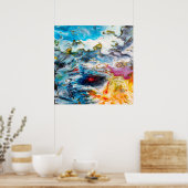 Poster papier (steen) (Keuken)