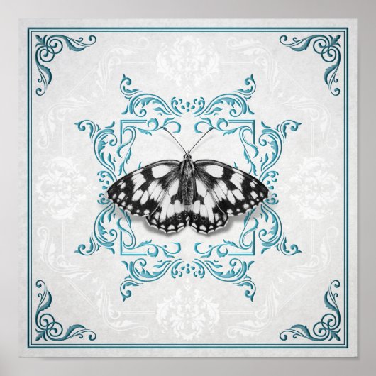 Poster Papillon Entimoloog (Voorkant)