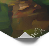 Poster | Paradijsvogel | Olieverfstijl (Hoek)