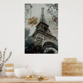 Poster Parijs (Keuken)