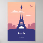 Poster Parijs (Voorkant)
