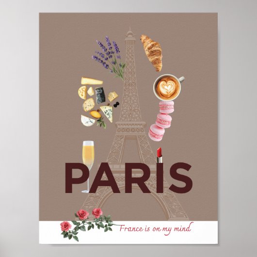 Poster Parijs (Voorkant)