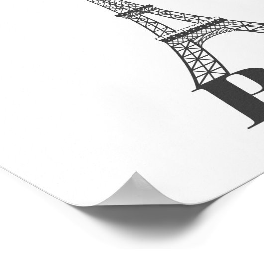 Poster Parijs (Hoek)