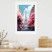 Poster Parijs (Keuken)