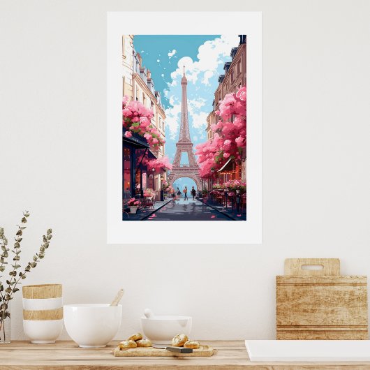 Poster Parijs (Keuken)