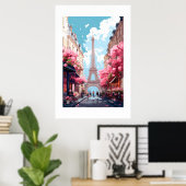 Poster Parijs (Thuiskantoor)