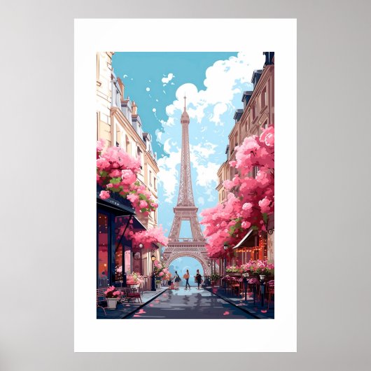 Poster Parijs (Voorkant)