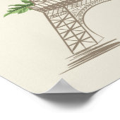 Poster Parijs Frankrijk (Hoek)