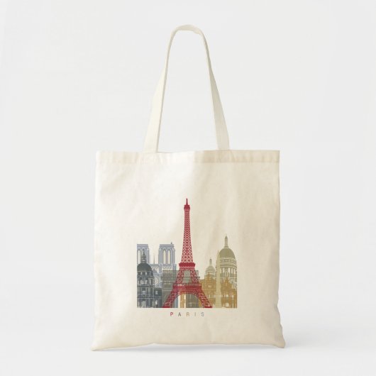 Poster Parijs skyline Tote Bag (Voorkant)