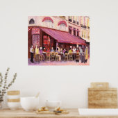 Poster Paris Cafe Bar (Keuken)