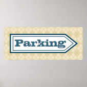 Poster Parkeerteken (Voorkant)