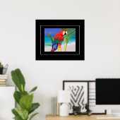 Poster-Parrot Poster (Thuiskantoor)