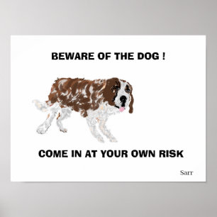 Poster: Pas op! Poster
