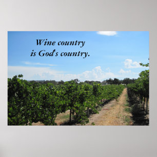 Poster Paso Robles Wine Land